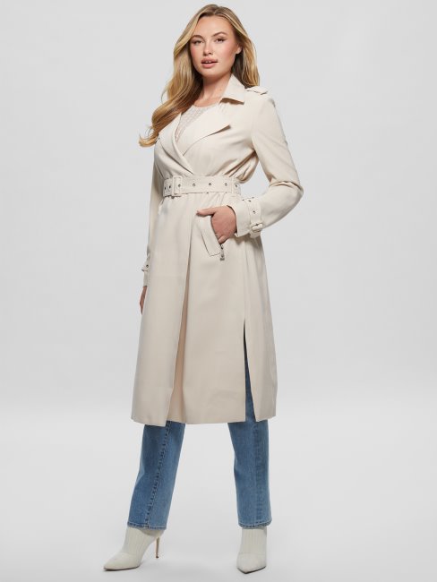 Guess Pearl Oyster Trench Long Stefania