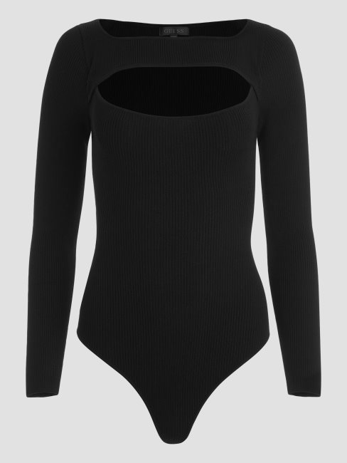 Guess Eco Liv Corps Découpe Jet Noir