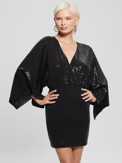 Peignoir Réversible Jet Black Multi Eco Tiana Guess