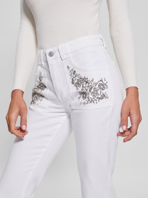 Rayna Baby Boot Jeans Guess Pure White Multi