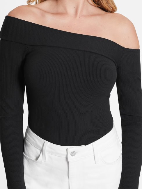 Top à épaules Dénudées Eco Amelia Jet Black Guess