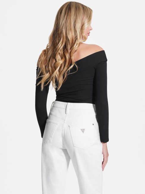 Top à épaules Dénudées Eco Amelia Jet Black Guess