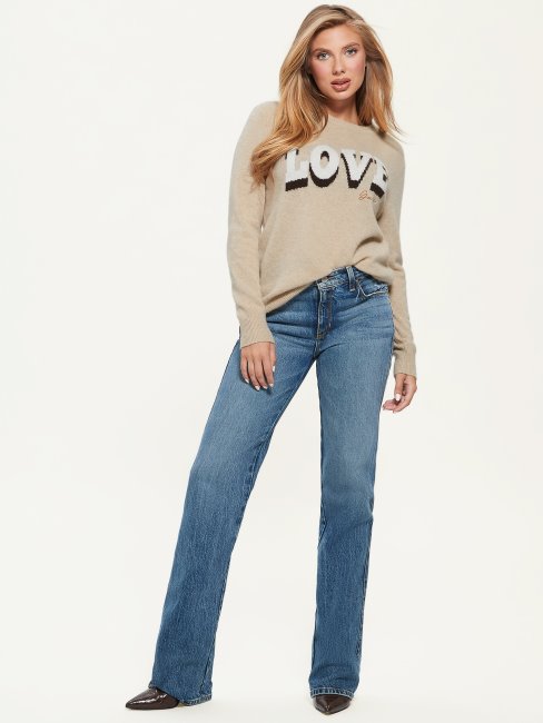 Pull Cachemire Juliette Beige Chiné Guess