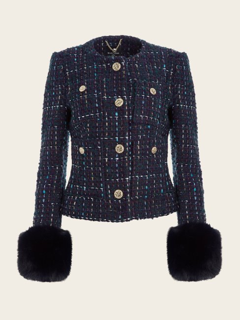 Veste Secret Tweed Satellite Violet Multi Guess