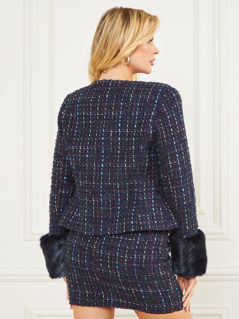 Veste Secret Tweed Satellite Violet Multi Guess