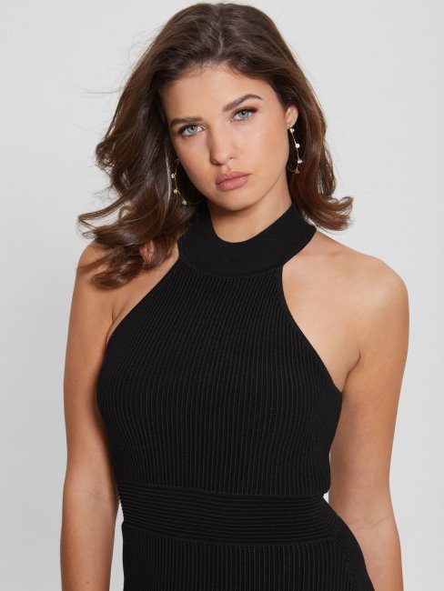 Eco Janice Robe Guess Noir De Jais