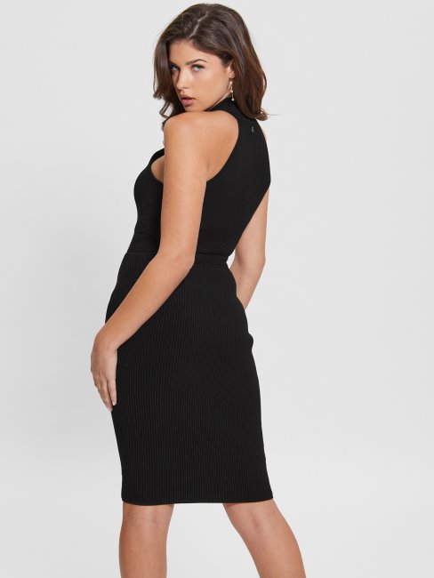 Eco Janice Robe Guess Noir De Jais