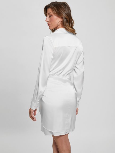 Robe Eco Alya Blanc Crème Guess