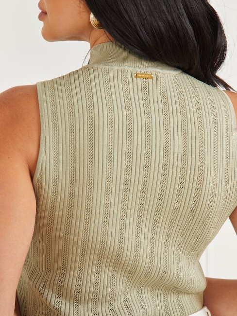 Jardin De Sauge Débardeur à Col Montant Zoe Guess