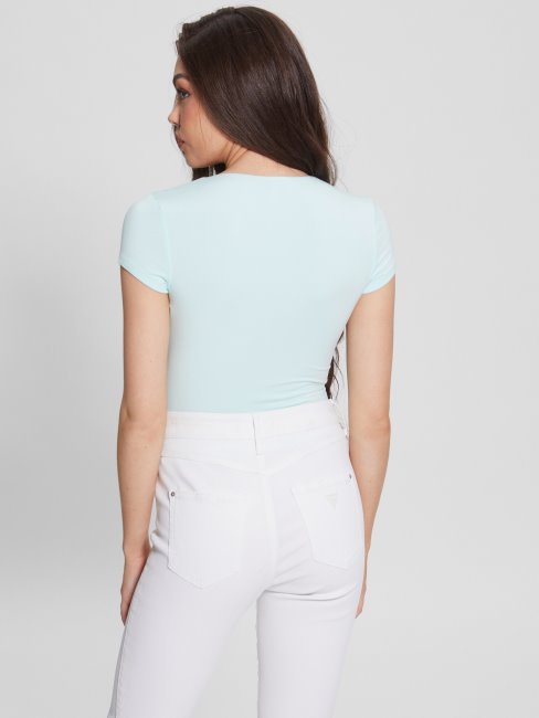 Eco Rayla Froncé Top Guess Soft Aqua