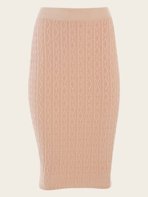 Emma Jacquard Pull Jupe Blonde Ambition Deviner