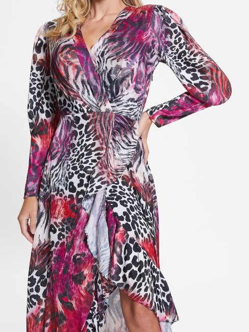 Robe Longue Eco Luana Imprimé Wildcard Devinez