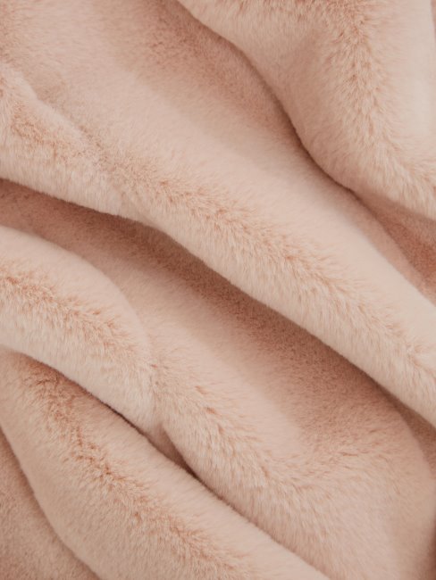 Veste En Fausse Fourrure Sophy Amande Lisse Guess