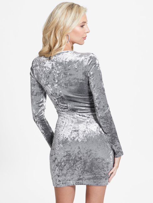 Robe En Velours Métallisé Sophie Guess