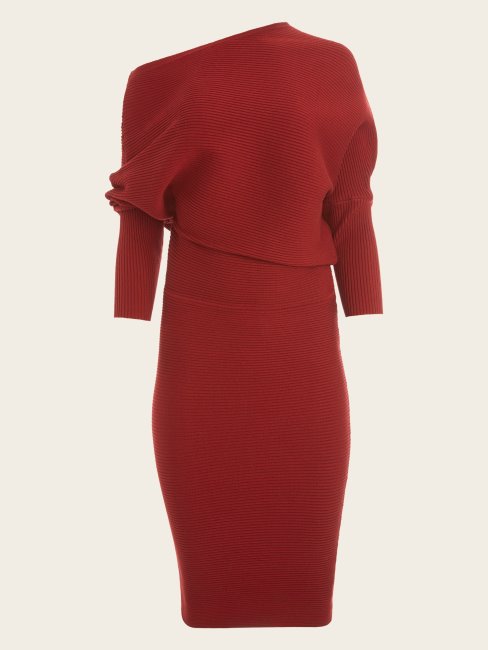 Robe Pull Betsie Rouge Dark Jam Deviner