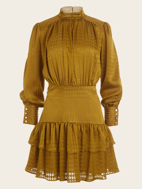 Robe Prince De Galle Ou Olive Millie Suppose