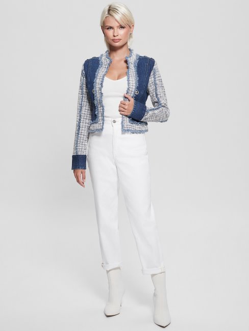 Guess Piste Veste En Jean Tweed Lavage Manon