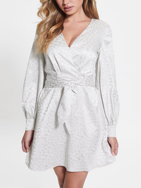 Robe Léopard Brielle Muted Stone Multi Guess