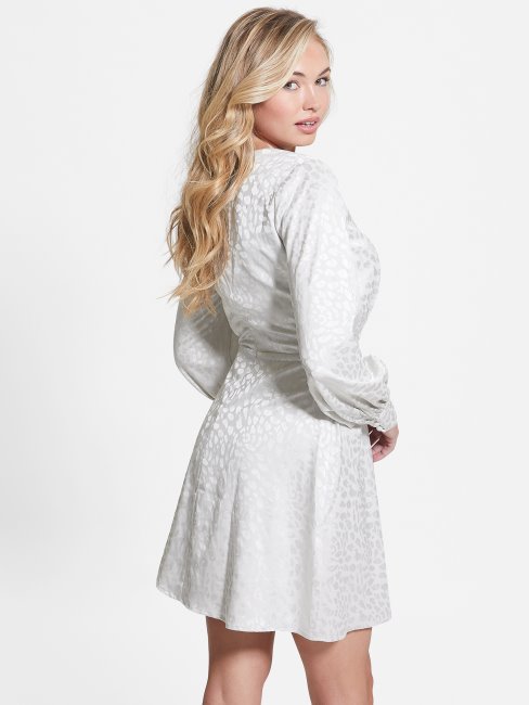 Robe Léopard Brielle Muted Stone Multi Guess