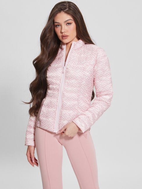 Guess Low Key Veste Réversible Eco Janis Rose