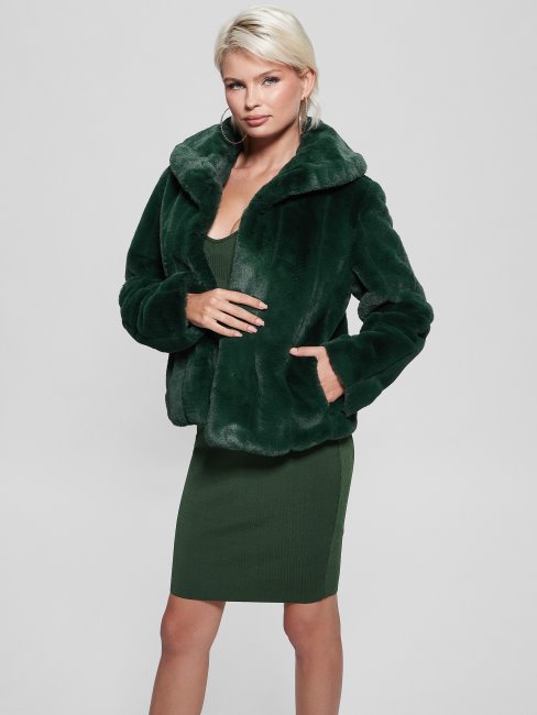 Veste En Fausse Fourrure Guess Sophy Tapis De Mousse