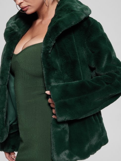 Veste En Fausse Fourrure Guess Sophy Tapis De Mousse