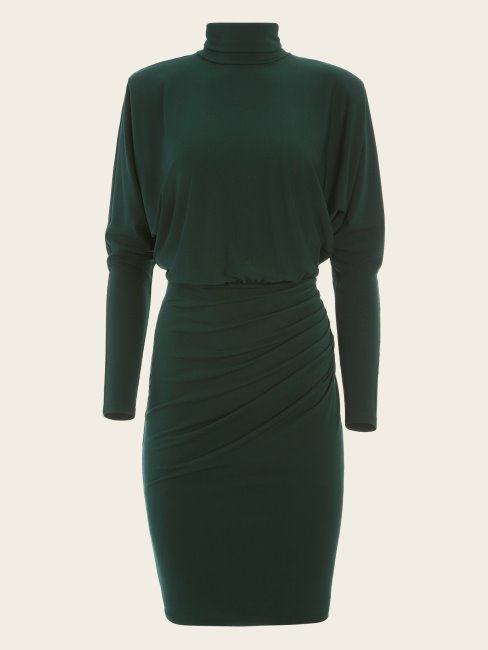 Robe Verte Chenille Bianca Guess