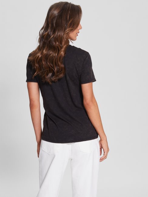 Tee Shirt Guess Jet Noir Multi Double Tigre