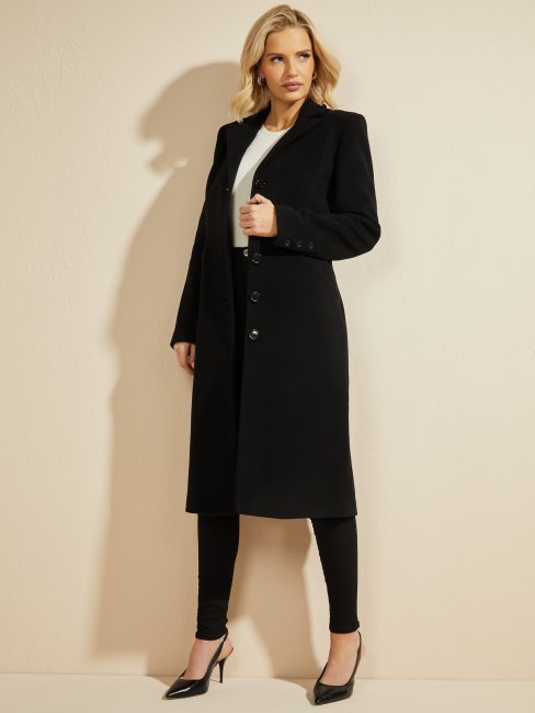 Le Manteau London Guess Noir De Jais