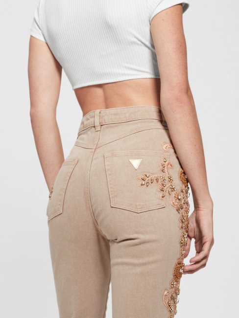Jean évasé à Ornements Années 70 Guess Pop Golden Rum