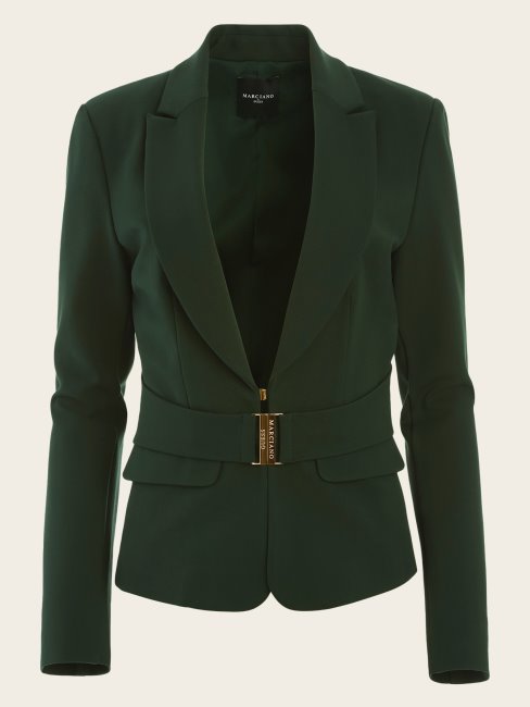 Guess Farah Blazer Chenille Vert