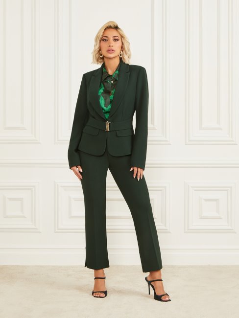 Guess Farah Blazer Chenille Vert