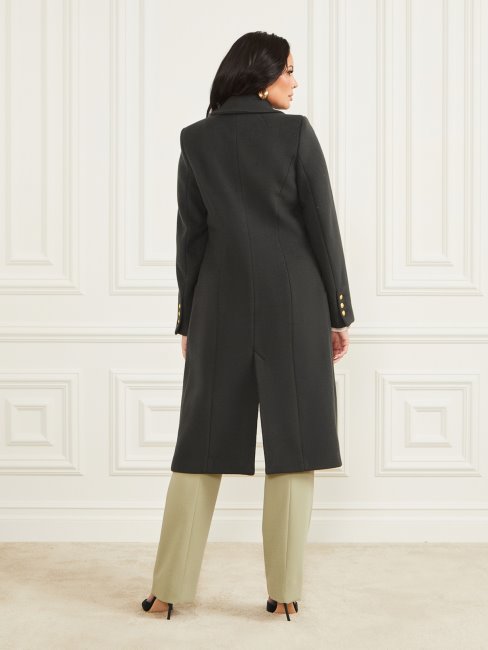 Manteau Guess Francesca London Vert Chenille