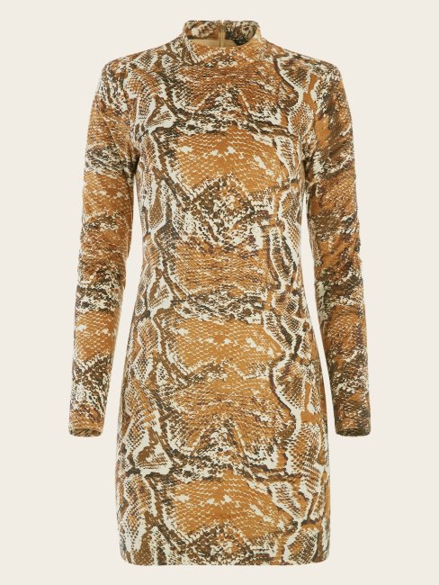 Robe à Imprimé Peau De Serpent Hudson à Imprimé Secret De Guess