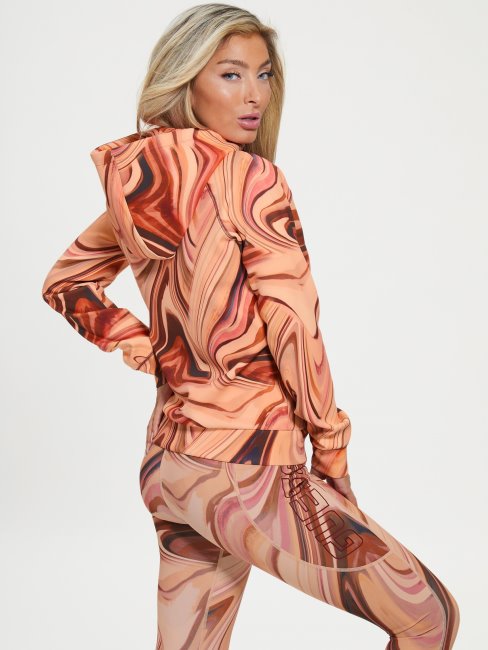 Eppie Active Sweat à Capuche Guess Dancing Dunes Rouge