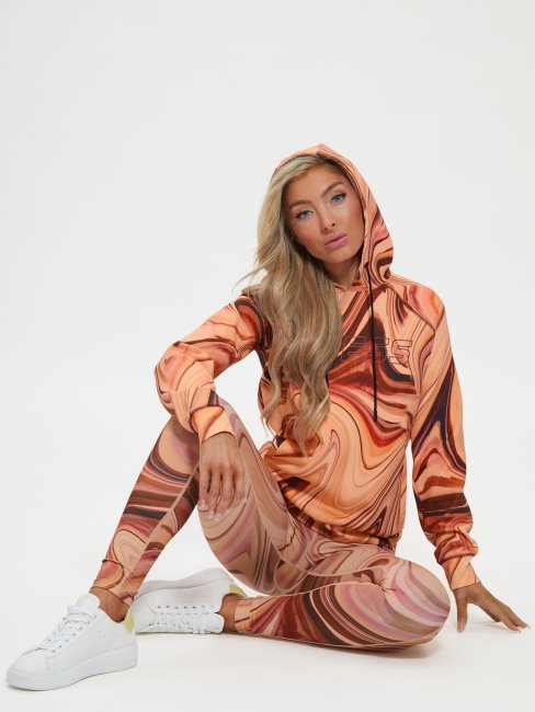 Eppie Active Sweat à Capuche Guess Dancing Dunes Rouge