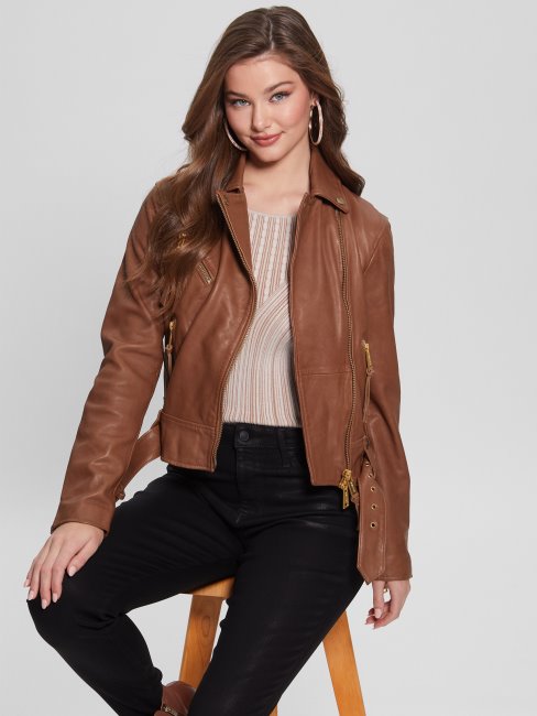 Veste En Cuir Foxy Luxe Guess Camille