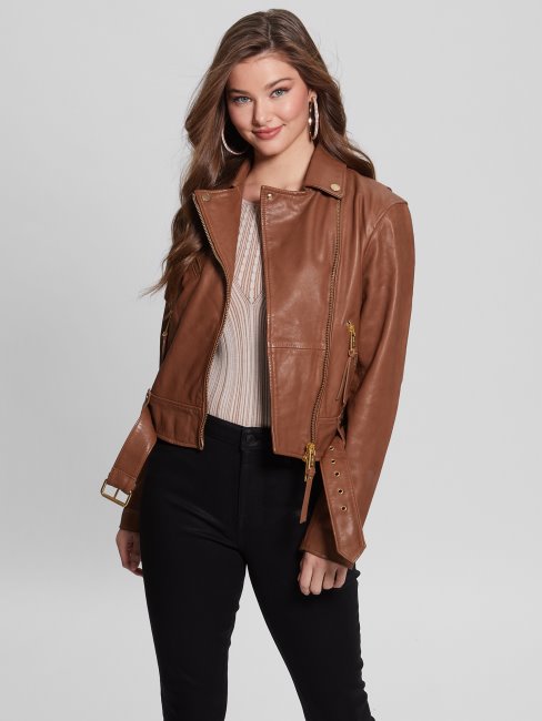 Veste En Cuir Foxy Luxe Guess Camille