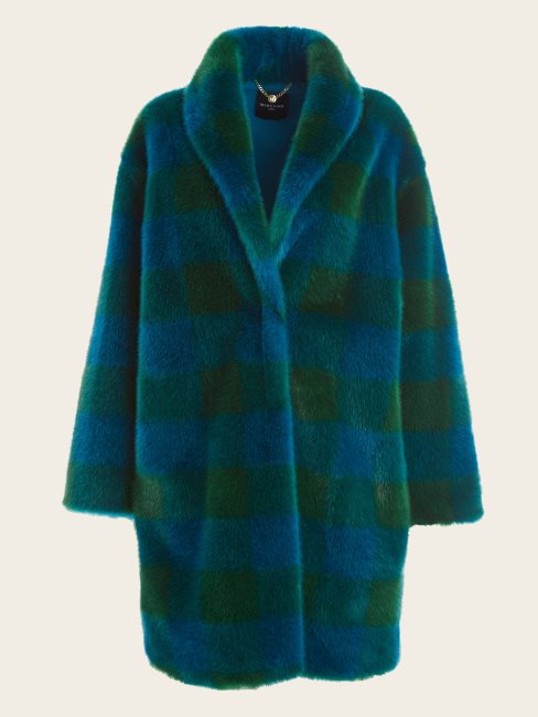 Manteau Rochelle Guess Vert Et Bleu Bermuda Bi