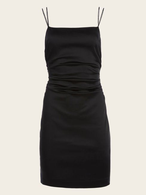 Peignoir Satin Ermina Guess Noir De Jais