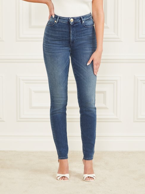 Jean Guess Stiletto No.97 Délavé Bleu Nuit