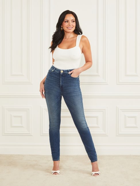 Jean Guess Stiletto No.97 Délavé Bleu Nuit