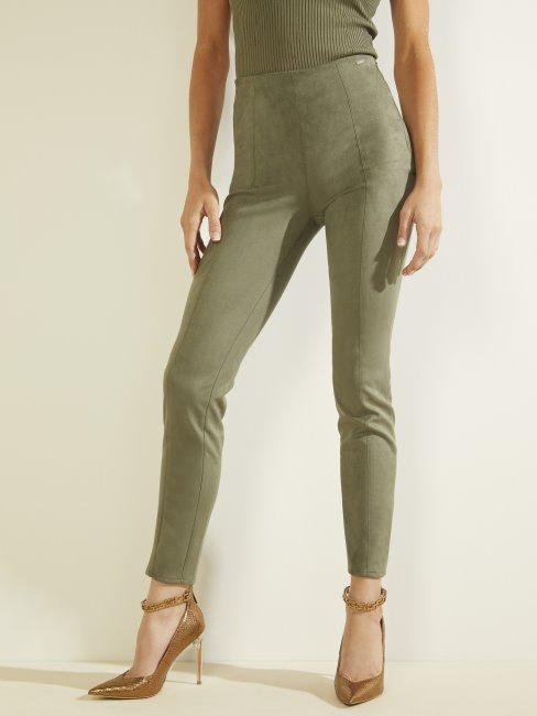 Maya Legging En Faux Suède Baja Palm Guess