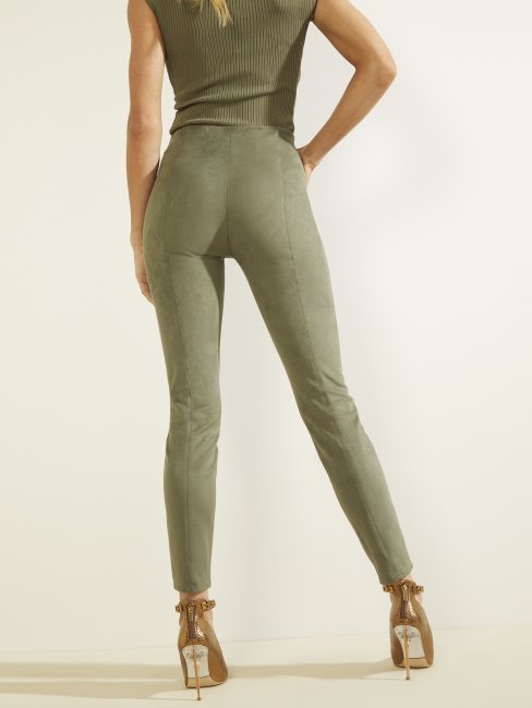 Maya Legging En Faux Suède Baja Palm Guess