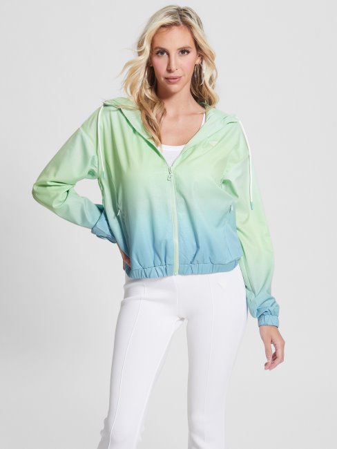 Coupe-vent Clématite Bleu Et Vert Ombré 4g