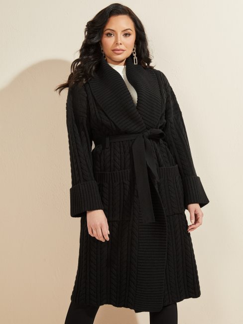 Xian Pull Cardigan Jet Noir Guess