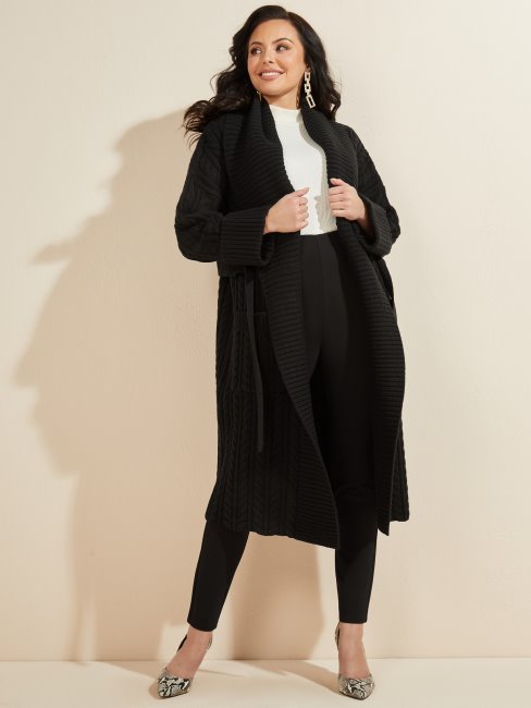 Xian Pull Cardigan Jet Noir Guess