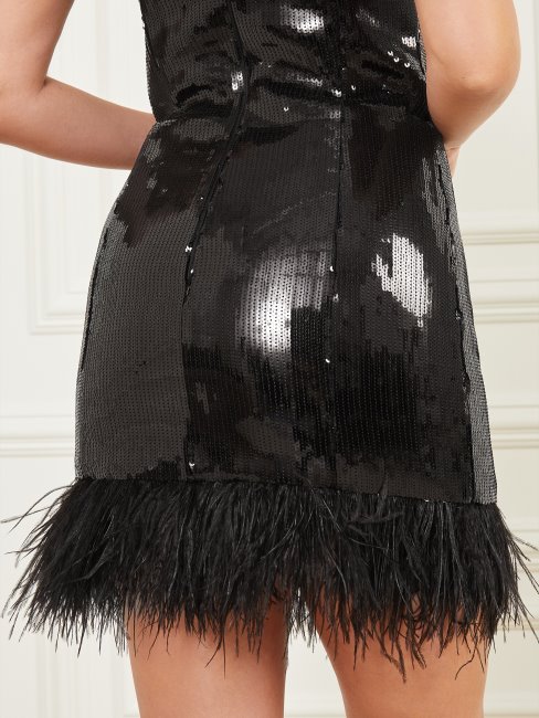 Guess Robe Corset Josephine Noir De Jais