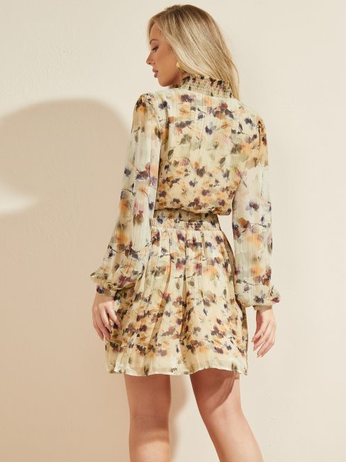 Robe Blush Florale à Imprimé Floral