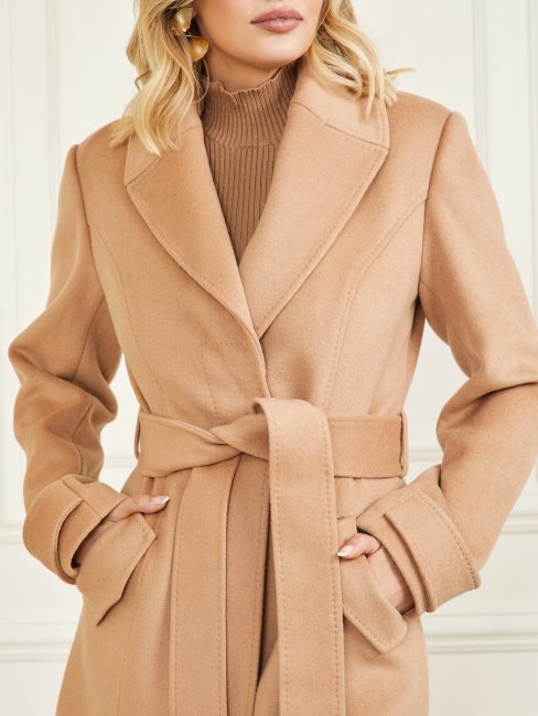 Guess Blonde Ambition Manteau En Laine Mélangée Multi Romina